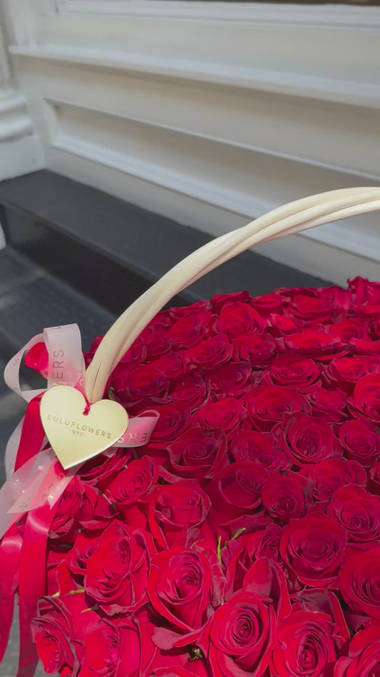 Basket of 101 Roses
